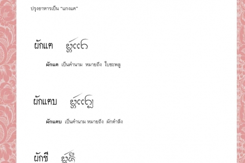 ผักเครื่องแฅ ผักแฅ ผักแฅบ ผักชี ผักชีฝรั่ง ผักชีล้อม - 1 มิถุนายน 2564