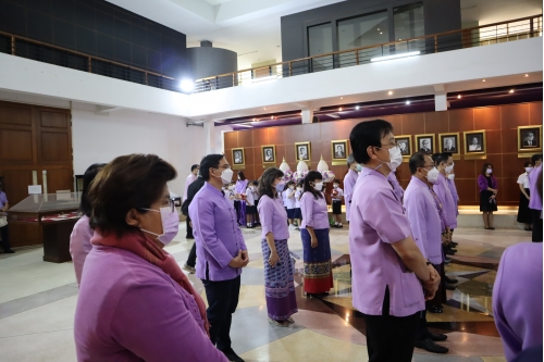 ร่วมพิธีทำบุญมหาวิทยาลัยเชียงใหม่ เนื่องในวันคล้ายวันสถาปนามหาวิทยาลัยเชียงใหม่ ประจำปี 2565