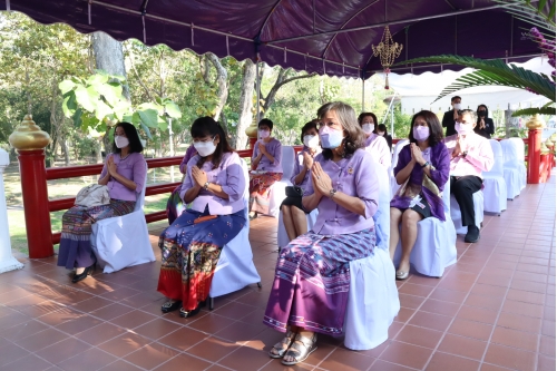 ร่วมพิธีทำบุญมหาวิทยาลัยเชียงใหม่ เนื่องในวันคล้ายวันสถาปนามหาวิทยาลัยเชียงใหม่ ประจำปี 2565