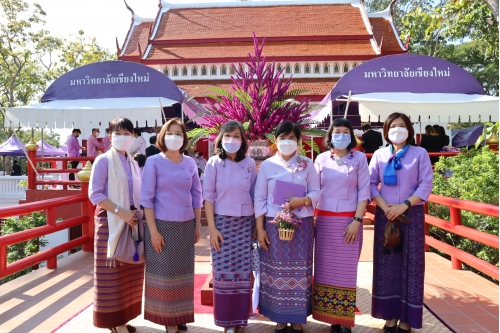 ร่วมพิธีทำบุญมหาวิทยาลัยเชียงใหม่ เนื่องในวันคล้ายวันสถาปนามหาวิทยาลัยเชียงใหม่ ประจำปี 2565