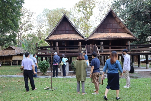 การประชุมคณะกรรมการตรวจรับพัสดุและผู้ควบคุมงาน งานจ้างปรับปรุงซ่อมแซมเรือนกาแล (พญาวงศ์) ครั้งที่ 2