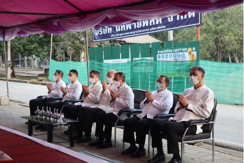 ร่วมพิธีทำบุญตักบาตรพระภิกษุ สามเณร เนื่องในวันมาฆบูชา ประจำปี พ.ศ.2565