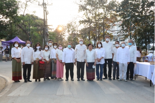 ร่วมพิธีทำบุญตักบาตรพระภิกษุ สามเณร เนื่องในวันมาฆบูชา ประจำปี พ.ศ.2565