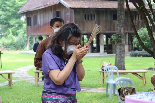 พิธีไหว้พระภูมิเจ้าที่เนื่องในเทศกาลปี๋ใหม่เมือง  2565