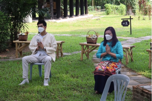 พิธีไหว้พระภูมิเจ้าที่เนื่องในเทศกาลปี๋ใหม่เมือง  2565