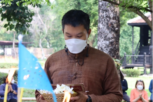 พิธีไหว้พระภูมิเจ้าที่เนื่องในเทศกาลปี๋ใหม่เมือง  2565