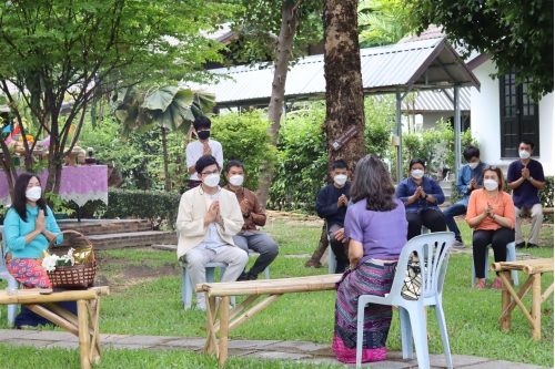 พิธีสระเกล้าดำหัวคณะผู้บริหารและบุคลากรผู้อาวุโส สำนักส่งเสริมศิลปวัฒนธรรม ประจำปี 2565