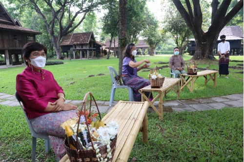 พิธีสระเกล้าดำหัวคณะผู้บริหารและบุคลากรผู้อาวุโส สำนักส่งเสริมศิลปวัฒนธรรม ประจำปี 2565