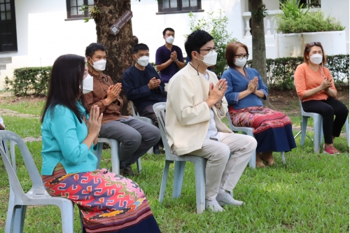 พิธีสระเกล้าดำหัวคณะผู้บริหารและบุคลากรผู้อาวุโส สำนักส่งเสริมศิลปวัฒนธรรม ประจำปี 2565