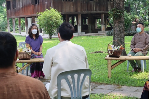 พิธีสระเกล้าดำหัวคณะผู้บริหารและบุคลากรผู้อาวุโส สำนักส่งเสริมศิลปวัฒนธรรม ประจำปี 2565