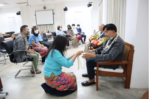 พิธีสระเกล้าดำหัวคณะกรรมการอำนวยการประจำสำนักส่งเสริมศิลปวัฒนธรรม ประจำปี 2565