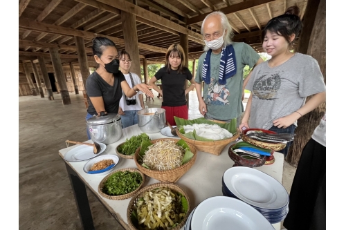 กิจกรรมเรียนรู้ศิลปวัฒนธรรม (Lanna Art and Cultural Program) สำหรับนักศึกษาจากมหาวิทยาลัยเกียวโตเซกะ (Kyoto Seika University) ประเทศญี่ปุ่น