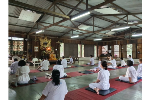 พิธีเปิดโครงการพัฒนาคุณธรรมและจริยธรรม  การฝึกอบรมพัฒนาสติและปัญญา  ปีที่ 27 