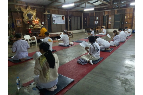 พิธีเปิดโครงการพัฒนาคุณธรรมและจริยธรรม  การฝึกอบรมพัฒนาสติและปัญญา  ปีที่ 27 