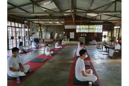 พิธีเปิดโครงการพัฒนาคุณธรรมและจริยธรรม  การฝึกอบรมพัฒนาสติและปัญญา  ปีที่ 27 