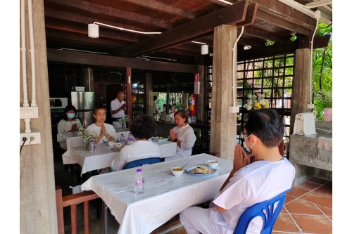 พิธีเปิดโครงการพัฒนาคุณธรรมและจริยธรรม  การฝึกอบรมพัฒนาสติและปัญญา  ปีที่ 27 