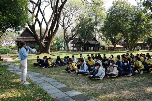 คณะครูและนักเรียนจากโรงเรียนสะเมิงพิทยาคม เข้าทัศนศึกษา ณ พิพิธภัณฑ์เรือนโบราณล้านนา มช.