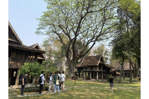 นักศึกษา Kyoto Sanyo University เข้าทัศนศึกษาและทำกิจกรรมด้านศิลปวัฒนธรรม 