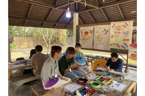 นักศึกษา Kyoto Sanyo University เข้าทัศนศึกษาและทำกิจกรรมด้านศิลปวัฒนธรรม 