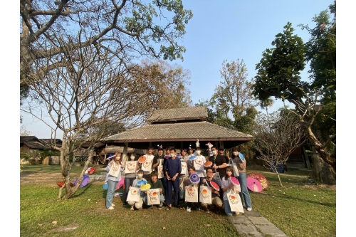 นักศึกษา Kyoto Sanyo University เข้าทัศนศึกษาและทำกิจกรรมด้านศิลปวัฒนธรรม 