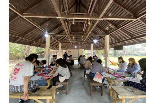 นักศึกษา Kyoto Sanyo University เข้าทัศนศึกษาและทำกิจกรรมด้านศิลปวัฒนธรรม 