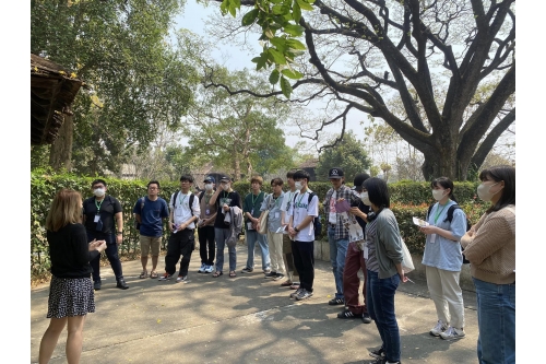 นักศึกษา Kyoto Sanyo University เข้าทัศนศึกษาและทำกิจกรรมด้านศิลปวัฒนธรรม 