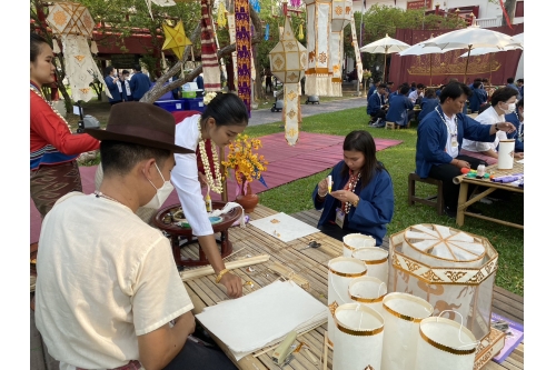 ร่วมจัดกิจกรรมศิลปวัฒนธรรมในการจัดประชุมสัญจรระหว่างมหาวิทยาลัยในสมาชิกที่ประชุมอธิการบดีแห่งประเทศไทย (ทปอ.) ครั้งที่ 1/2566