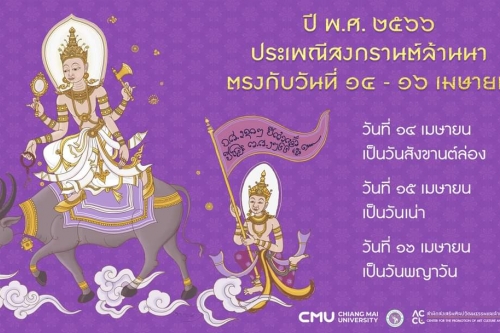 ประเพณีสงกรานต์ล้านนา ประจำปี พ.ศ. 2566 (ตรงกับวันที่ 14 - 16 เมษายน 2566)