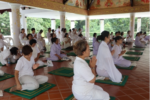 พิธีมอบวุฒิบัตรและพิธีปิดโครงการบวชเนกขัมมจาริณี เพื่อถวายเป็นพระราชกุศล เนื่องในโอกาสที่สมเด็จพระนางเจ้าสิริกิติ์ พระบรมราชินีนาถ พระบรมราชชนนีพันปีหลวง ทรงเจริญพระชนมพรรษา 91 พรรษา (12 สิงหาคม 2566)