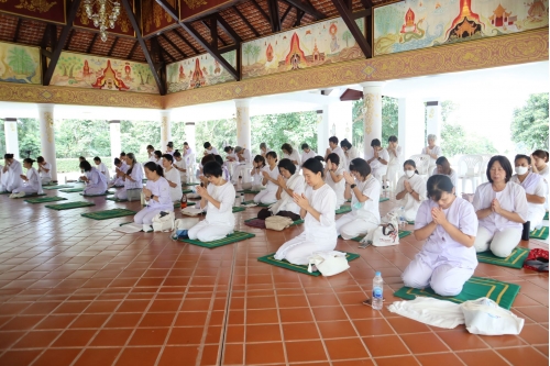 พิธีมอบวุฒิบัตรและพิธีปิดโครงการบวชเนกขัมมจาริณี เพื่อถวายเป็นพระราชกุศล เนื่องในโอกาสที่สมเด็จพระนางเจ้าสิริกิติ์ พระบรมราชินีนาถ พระบรมราชชนนีพันปีหลวง ทรงเจริญพระชนมพรรษา 91 พรรษา (12 สิงหาคม 2566)