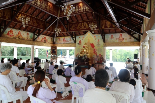 พิธีมอบวุฒิบัตรและพิธีปิดโครงการบวชเนกขัมมจาริณี เพื่อถวายเป็นพระราชกุศล เนื่องในโอกาสที่สมเด็จพระนางเจ้าสิริกิติ์ พระบรมราชินีนาถ พระบรมราชชนนีพันปีหลวง ทรงเจริญพระชนมพรรษา 91 พรรษา (12 สิงหาคม 2566)