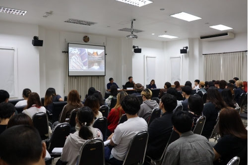 พิธีเปิดโครงการ “อบรมเชิงปฏิบัติการด้านสถาปัตยกรรมเรือนพื้นถิ่นล้านนา”  (เรือนเครื่องผูก)  