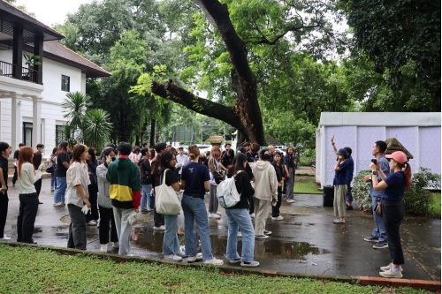 พิธีเปิดโครงการ “อบรมเชิงปฏิบัติการด้านสถาปัตยกรรมเรือนพื้นถิ่นล้านนา”  (เรือนเครื่องผูก)  