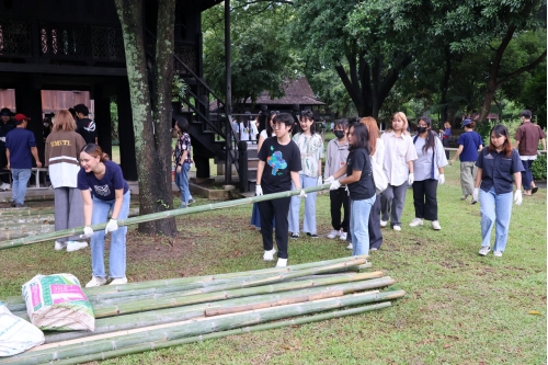 พิธีเปิดโครงการ “อบรมเชิงปฏิบัติการด้านสถาปัตยกรรมเรือนพื้นถิ่นล้านนา”  (เรือนเครื่องผูก)  