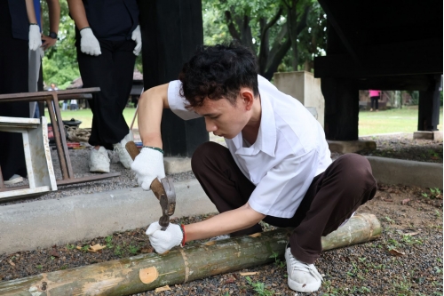 พิธีเปิดโครงการ “อบรมเชิงปฏิบัติการด้านสถาปัตยกรรมเรือนพื้นถิ่นล้านนา”  (เรือนเครื่องผูก)  