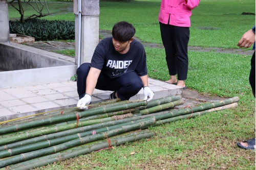 พิธีเปิดโครงการ “อบรมเชิงปฏิบัติการด้านสถาปัตยกรรมเรือนพื้นถิ่นล้านนา”  (เรือนเครื่องผูก)  