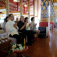  ร่วมพิธีรื้อถอนเรือนฝาไหล (เรือนแม่นายคำเที่ยง) ณ วัดสวนดอก