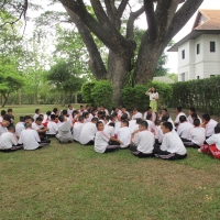 คณะครูและนักเรียนจากโรงเรียนดาราวิทยาลัย เยี่ยมชมพิพิธภัณฑ์เรือนโบราณล้านนา มช.