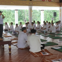 พิธีเปิดโครงการบวชเนกขัมมจาริณี เพื่อถวายเป็นพระราชกุศล สมเด็จพระนางเจ้าสิริกิติ์ พระบรมราชินีนาถ พระบรมราชชนนีพันปีหลวง เนื่องในโอกาสทรงเจริญพระชนมพรรษา 87 พรรษา