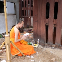  ร่วมพิธีรื้อถอนเรือนฝาไหล (เรือนแม่นายคำเที่ยง) ณ วัดสวนดอก