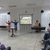 จัดบรรยายด้านศิลปวัฒนธรรมให้แก่นักศึกษาจาก Nanyang Technological University ประเทศสิงคโปร์