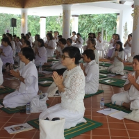 พิธีเปิดโครงการบวชเนกขัมมจาริณี เพื่อถวายเป็นพระราชกุศล สมเด็จพระนางเจ้าสิริกิติ์ พระบรมราชินีนาถ พระบรมราชชนนีพันปีหลวง เนื่องในโอกาสทรงเจริญพระชนมพรรษา 87 พรรษา