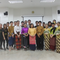 จัดบรรยายด้านศิลปวัฒนธรรมให้แก่นักศึกษาจาก Nanyang Technological University ประเทศสิงคโปร์