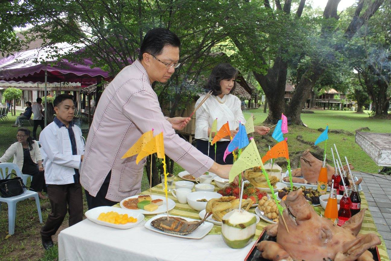 พิธีทำบุญเนื่องวันคล้ายวันสถาปนาสำนักส่งเสริมศิลปวัฒนธรรม ครบรอบ 24 ปี และพิธีมอบหลองข้าวป่าซาง (นันทขว้าง) เมื่อวันที่ 2 กรกฎาคม 2560
